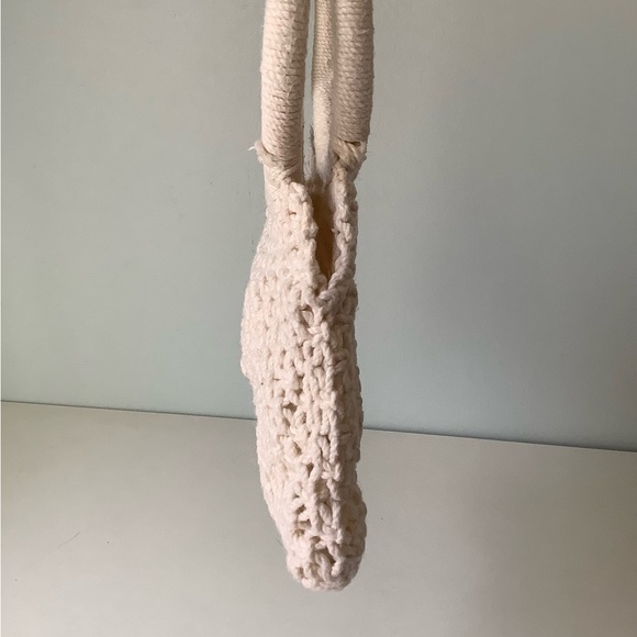 AUTHENTIC 1970s crochet macramé bag granny - Picture 2 of 7